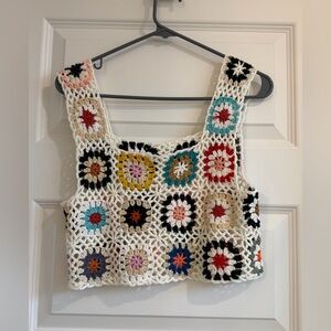 Crochet Cropped Tank